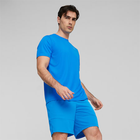 Performance Short Sleeve Training Tee Men, Ultra Blue, small-PHL