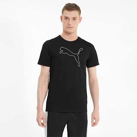 Performance Cat Training Tee Men, Puma Black, small-SEA