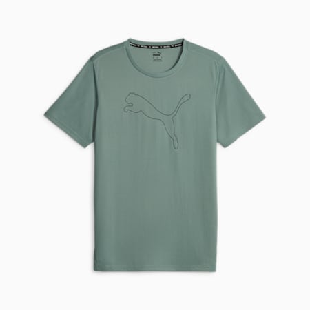 Performance Cat Men's Training Tee, Eucalyptus, small-AUS