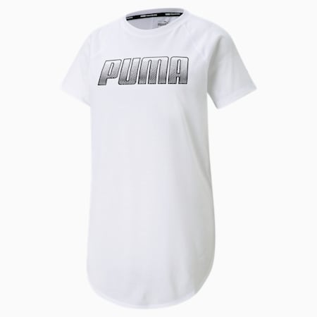 Digital Logo Women's Training  T-shirt, Puma White, small-IND