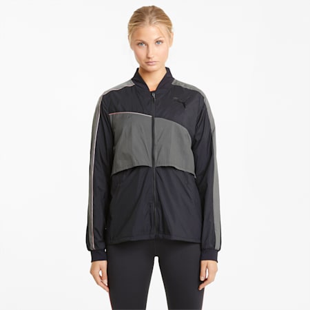 PUMA x TMC Run Jacket, Puma Black-CASTLEROCK, small-IDN