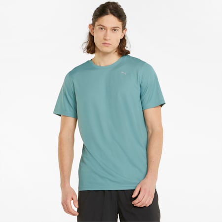 Performance Men's Training Tee, Mineral Blue, small-PHL