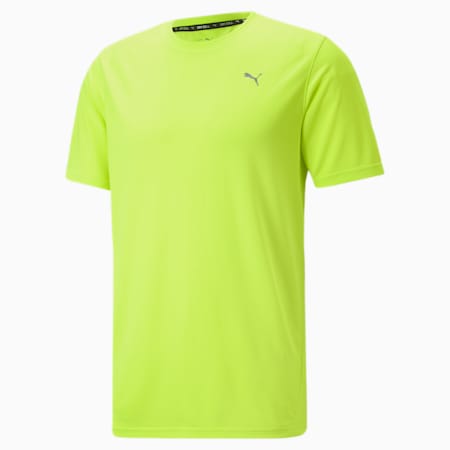Performance Men's Training Tee, Lime Squeeze, small-THA