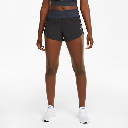 3” Women’s Running Shorts, Puma Black, small-AUS