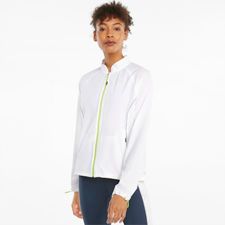 Woven Ultra Women's Running Jacket, Puma White, small-AUS