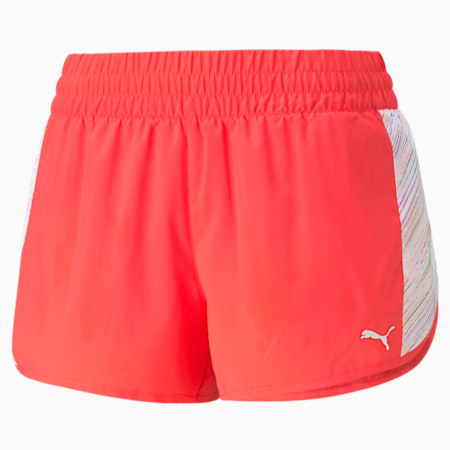 Graphic Woven 3" Women's Running Shorts, Sunblaze, small-PHL