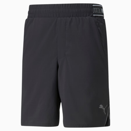 Woven 7" Men's Running Shorts, Puma Black, small-SEA