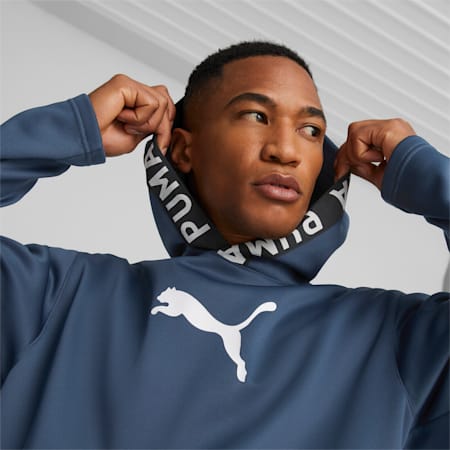 PWRFLEECE Men's Training Hoodie, Dark Night, small-AUS