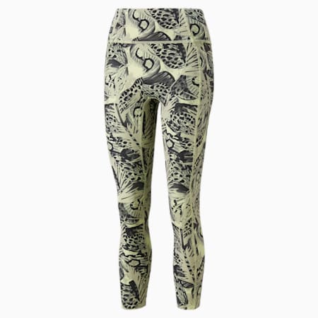 Forever Luxe Graphic Women's Training Leggings, Spring Moss-abstract  print, small-GBR