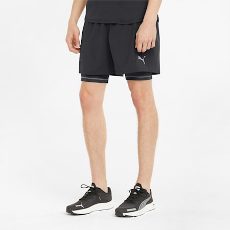 Graphic 2-In-1 5” Men’s Running Shorts, Puma Black-Puma Black, small-IDN