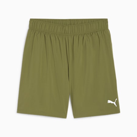 Favourite 2-in-1 Herren Laufshorts, Olive Green, small
