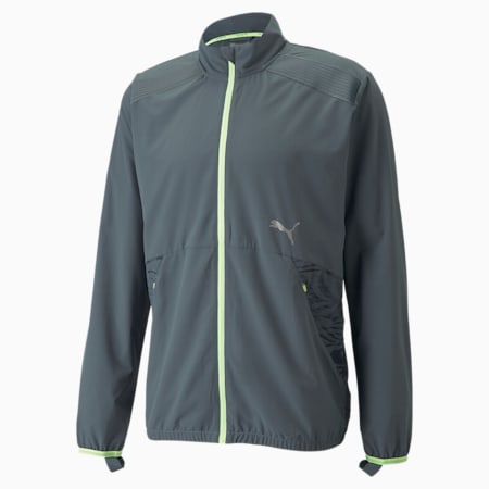 Ultraweave S FSTR Men's Running Jacket, Dark Slate-Fizzy Light, small-SEA