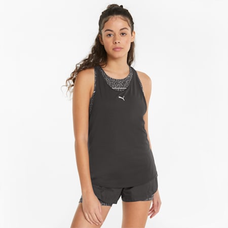 5K Women's Running Tank Top, Puma Black, small-SEA