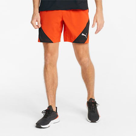 Vent Woven 7" Men's Training Shorts, Cherry Tomato, small-SEA