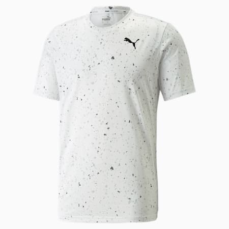 Printed Men's Training  T-shirt, Puma White, small-IND