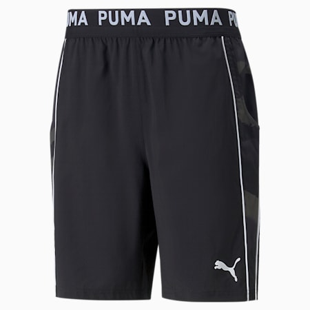 Woven 8" Men's Training Shorts, Puma Black, small-PHL