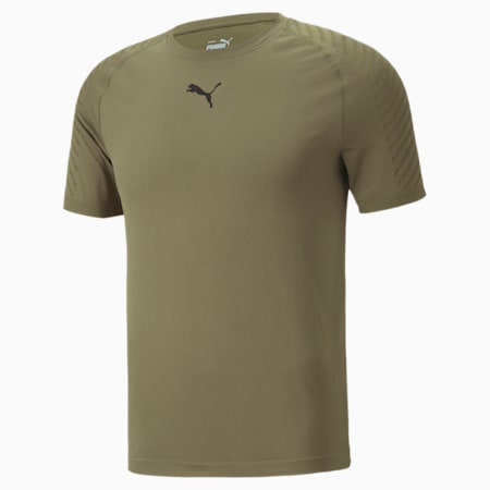 FORMKNIT SEAMLESS trainings-T-shirt voor heren, Dark Green Moss, small
