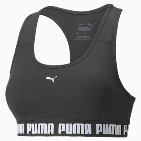บราออกกำลังกายผู้หญิง STRONG Training Bra, Puma Black, small-THA