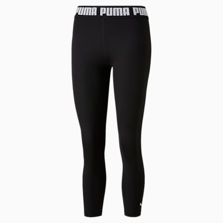 Strong High Waisted Women's Training Leggings, Puma Black, small-NZL