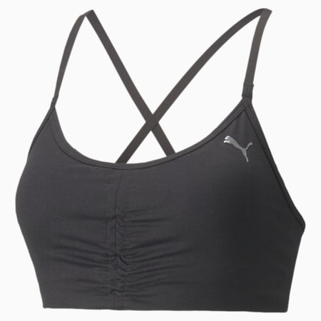 Low Impact Studio Training Bra, Puma Black, small-THA