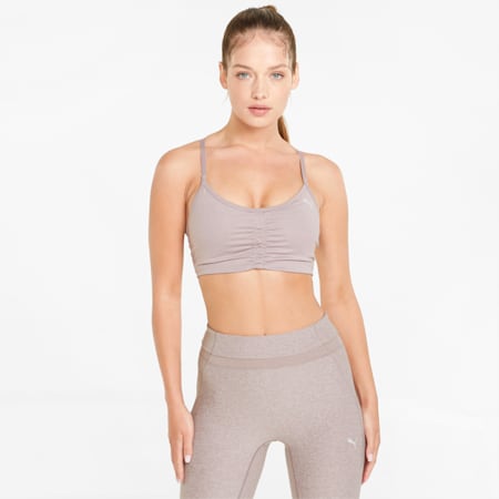 Low Impact Studio Training Bra, Quail Heather, small-PHL