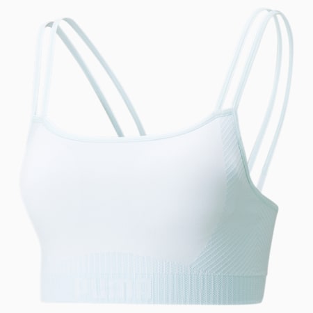 Low Impact FormKnit Women's Training Bra, Nitro Blue-Puma White, small-PHL