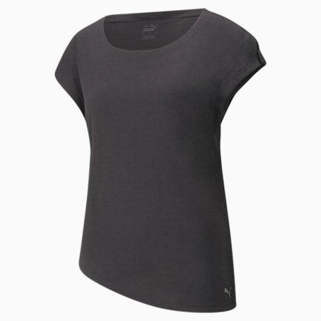 Studio Foundation trainings-T-shirt voor dames, Puma Black, small