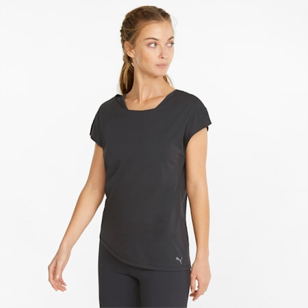 T-shirt da training Studio Foundation da donna, Puma Black, small