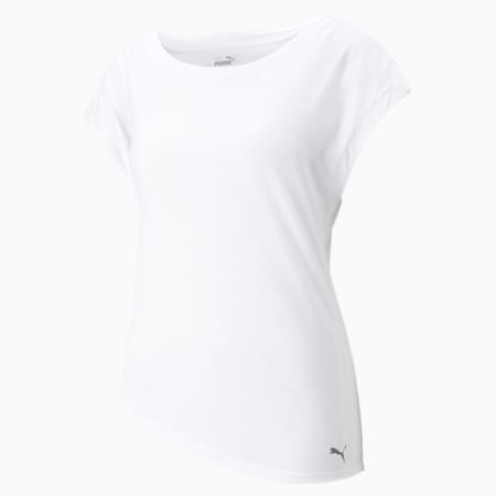 T-shirt d'entraînement Studio Foundation pour femmes, Blanc Puma, petit
