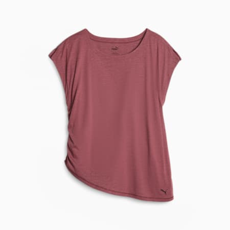 Studio Foundation Women's Training Tee, Dark Jasper Heather, small