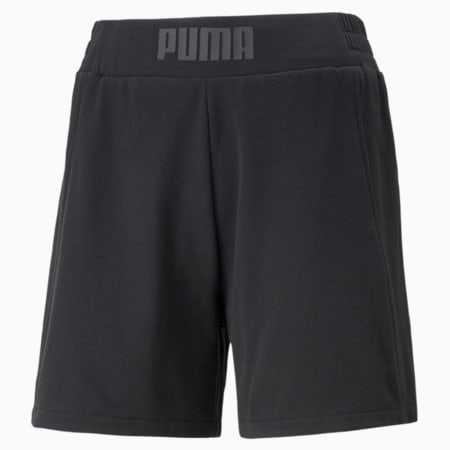 Logo 5" Women's Training Shorts, Puma Black, small-SEA
