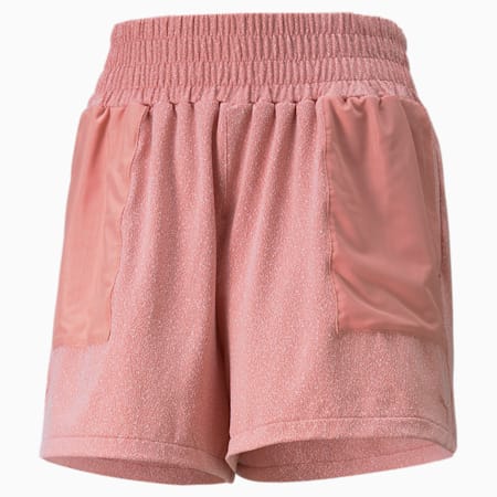 Shorts de training para mujer Concept Knitted Mesh, Rosette, small