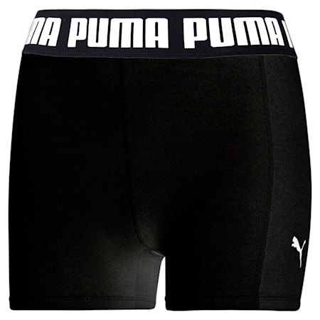 Strong 3" Tight Women's Training Shorts, Puma Black, small-AUS