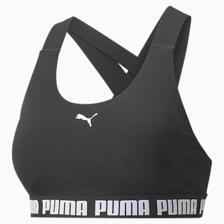 Feel It Mid-Impact Women's Training Bra, Puma Black, small-THA