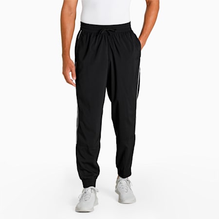 Favourite Woven Full-Length Men's Training Pants, Puma Black, small-AUS