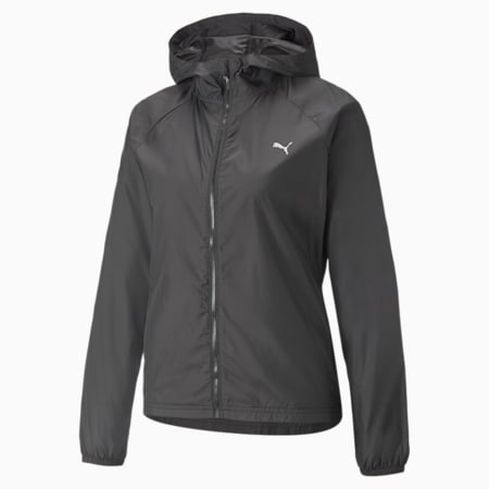 UV Favourite Woven Women's Running Jacket, Puma Black, small-NZL