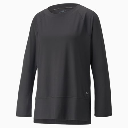 Studio Bell Sleeve Damen Trainings-Top, Puma Black, small