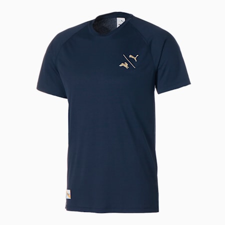 PUMA x TRACKSMITH Running T-Shirt für Herren, Peacoat, small