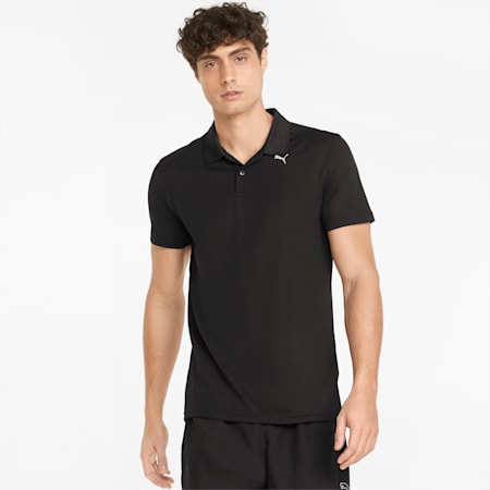 เสื้อเชิ้ตโปลโลผู้ชาย Performance Training Polo Shirt, Puma Black, small-THA