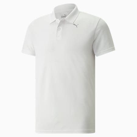 Performance Men's Training Polo Shirt, Puma White, small-SEA