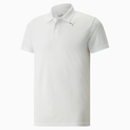 Performance Men's Training Polo Shirt, Puma White, small-SEA