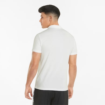 Performance Men's Training Polo Shirt, Puma White, small-IDN