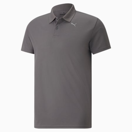 Performance Men's Training Polo Shirt, CASTLEROCK, small-PHL