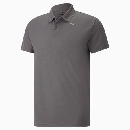 Performance Men's Training Polo Shirt, CASTLEROCK, small-SEA