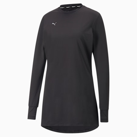 Modest Activewear Long Sleeve Training Tee Women, Puma Black, small-SEA