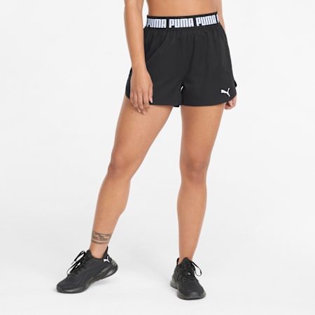 Short de fitness et training Strong 3" Femme, Puma Black, small-DFA