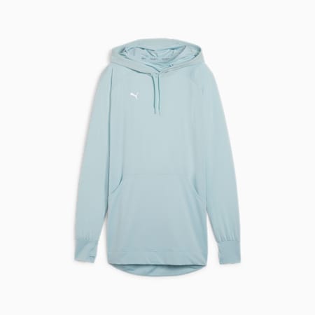 Sudadera con capucha de training Modest Activewear para mujer, Turquoise Surf, small