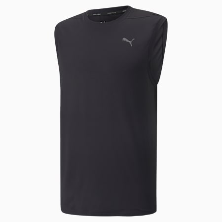 STUDIO Mesh Training Tank Top Men, Puma Black, small-PHL