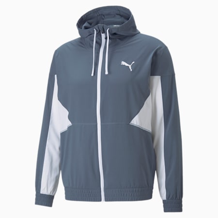 Fit Woven Training Jacket Men, Evening Sky, small-DFA