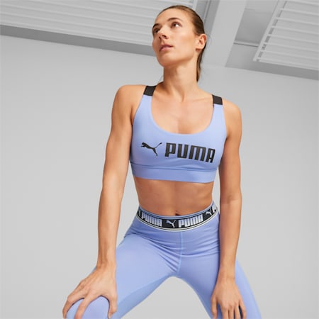 Brassiere de sport by Fitness Puma 4KEEPS Club AOP Femme Marine